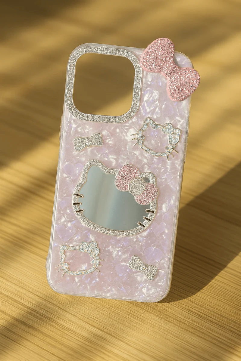 Luxury Bling Kitty Crystal iPhone Case