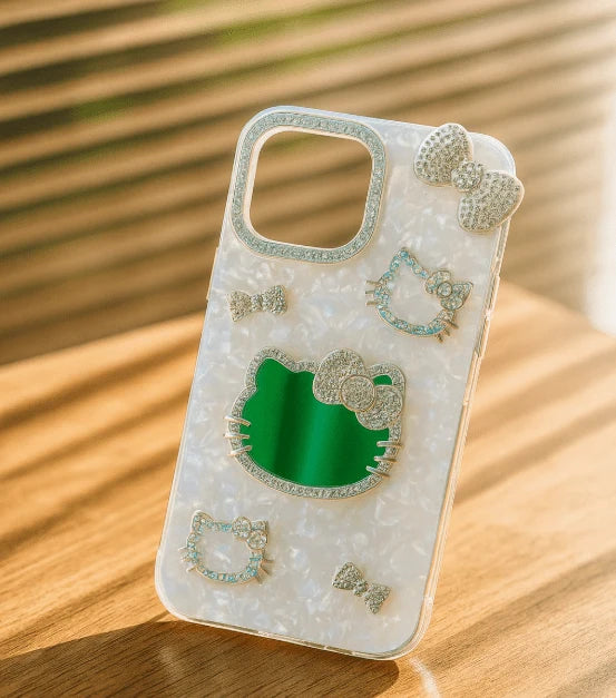 Luxury Bling Kitty Crystal iPhone Case