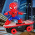 Electrifying Spider Hero Stunt Skateboard Toy - souqsaving.com