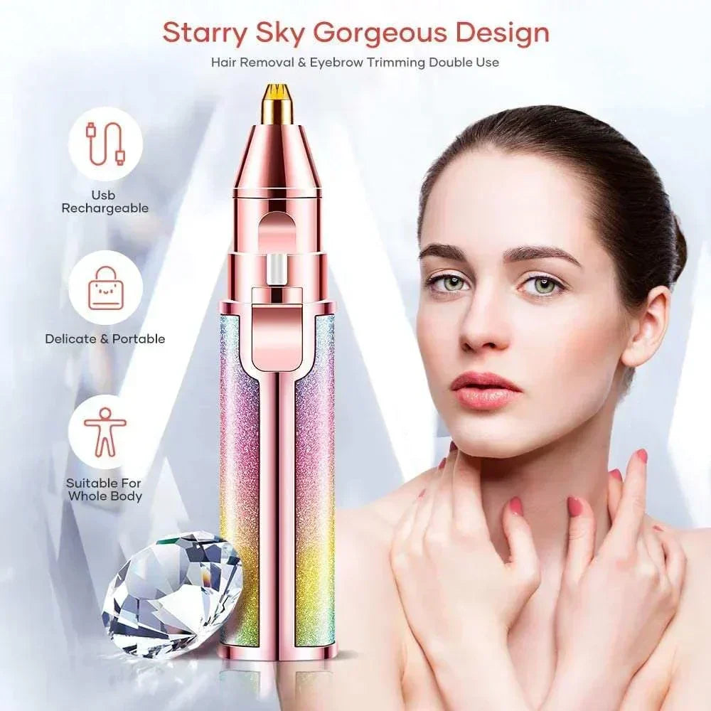 2 In 1 Eyebrow Trimmer &amp; Hair Shaver - souqsaving.com