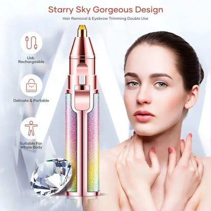 2 In 1 Eyebrow Trimmer &amp; Hair Shaver - souqsaving.com