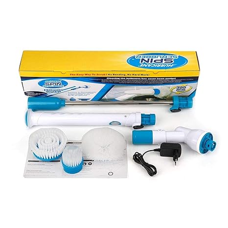 🧹 3-in-1 Electric Spin Scrubber Machine