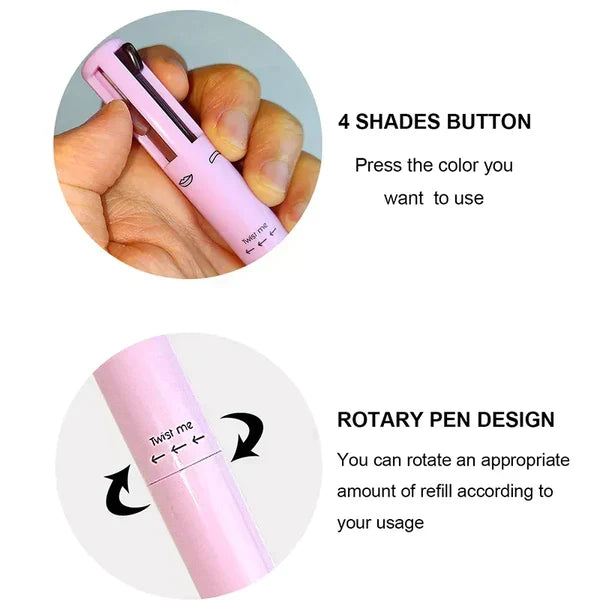 4 in 1 Makeup Pen - Waterproof &amp; Long Lasting - souqsaving.com