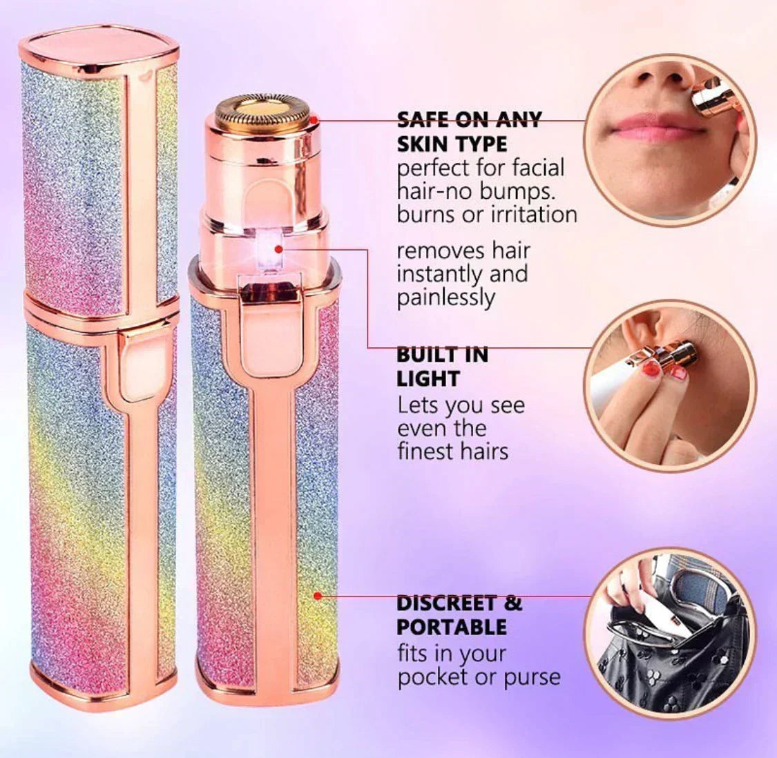 2 In 1 Eyebrow Trimmer &amp; Hair Shaver - souqsaving.com