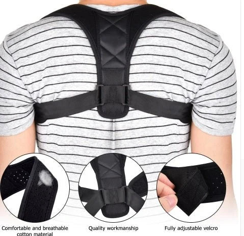 Adjustable Posture Corrector Back Support Strap