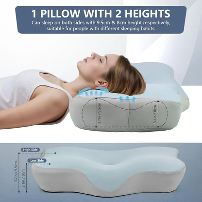 Orthopedic Latex Neck Pillow Slow Reboun