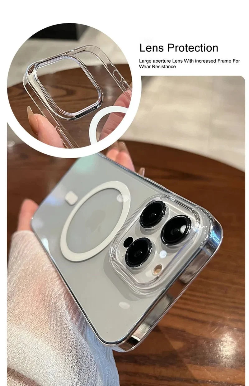 Transparent MagSafe Case for iPhone