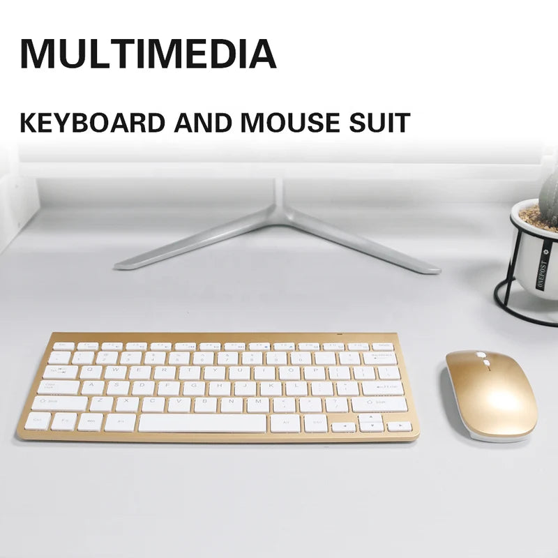 Ultra‑Slim Wireless Keyboard &amp; Mouse Combo