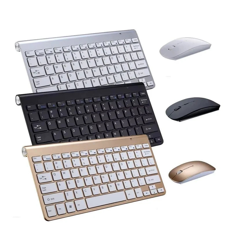Ultra‑Slim Wireless Keyboard &amp; Mouse Combo